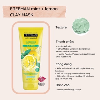 Mặt nạ FREEMAN #195k/tuýp 175ml