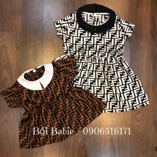 Đầm Fendi cho bé gái