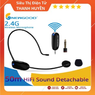 Micro Trợ Giảng Không Dây 2.4GHz Chuyên Dụng Cho Máy Trợ Giảng - Tặng Kèm Giắc Chuyển Đổi Phù Hợp Với Các Loại Loa