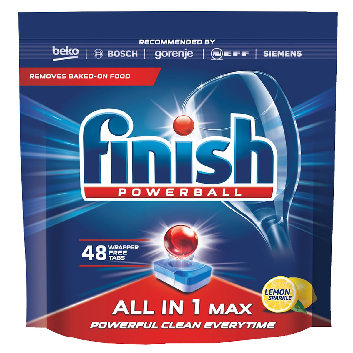 Viên rửa bát Finish All in 1 max 48 viên / túi