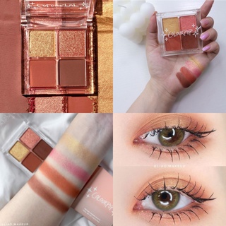Bảng phấn mắt 4 ô colourpop mocktail pressed powder shadow