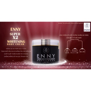 Kem dưỡng trắng da toàn thân ENNY X4