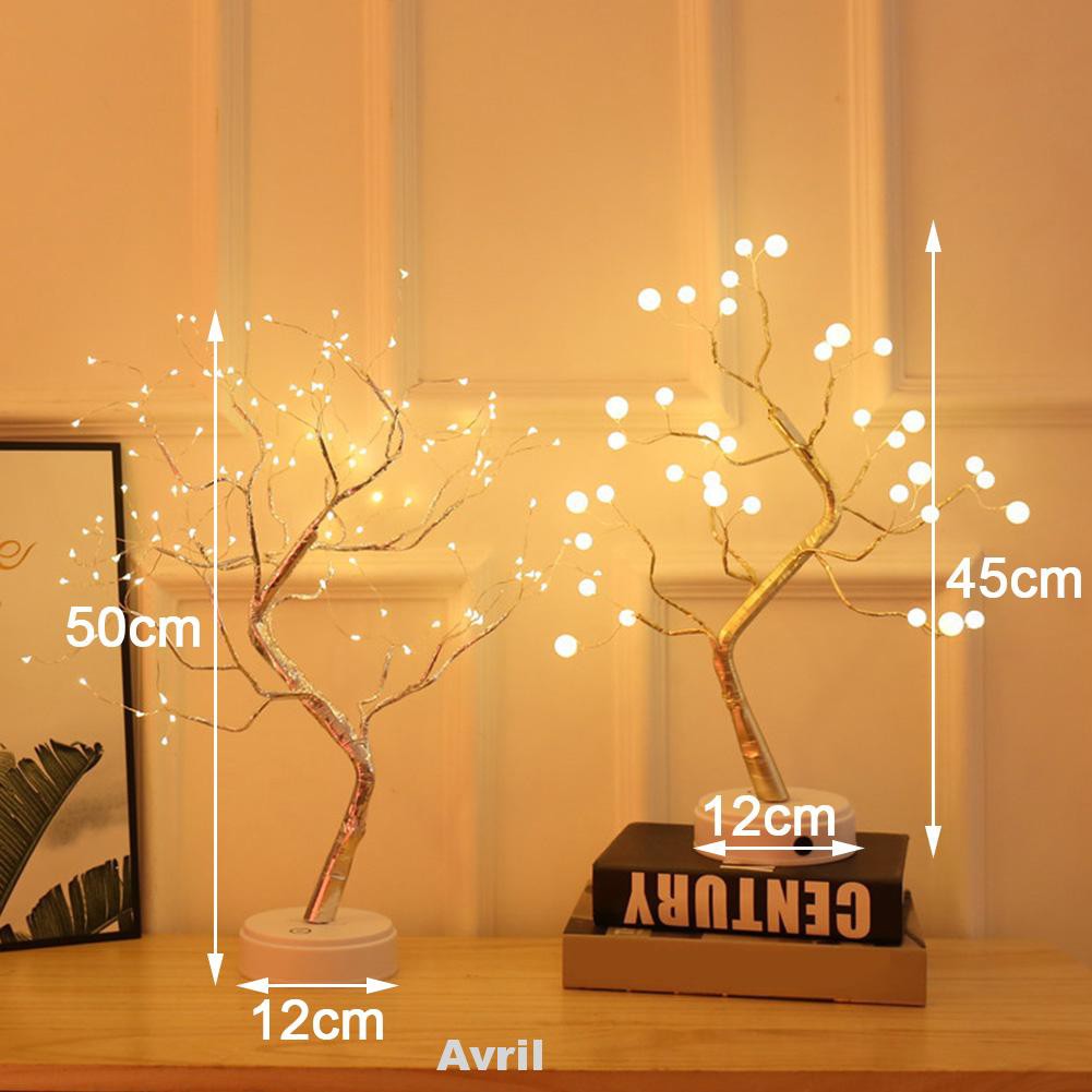 Đèn Led 36 Bóng 108 Bóng Hình Cây Bonsai Trang Trí Sinh Động