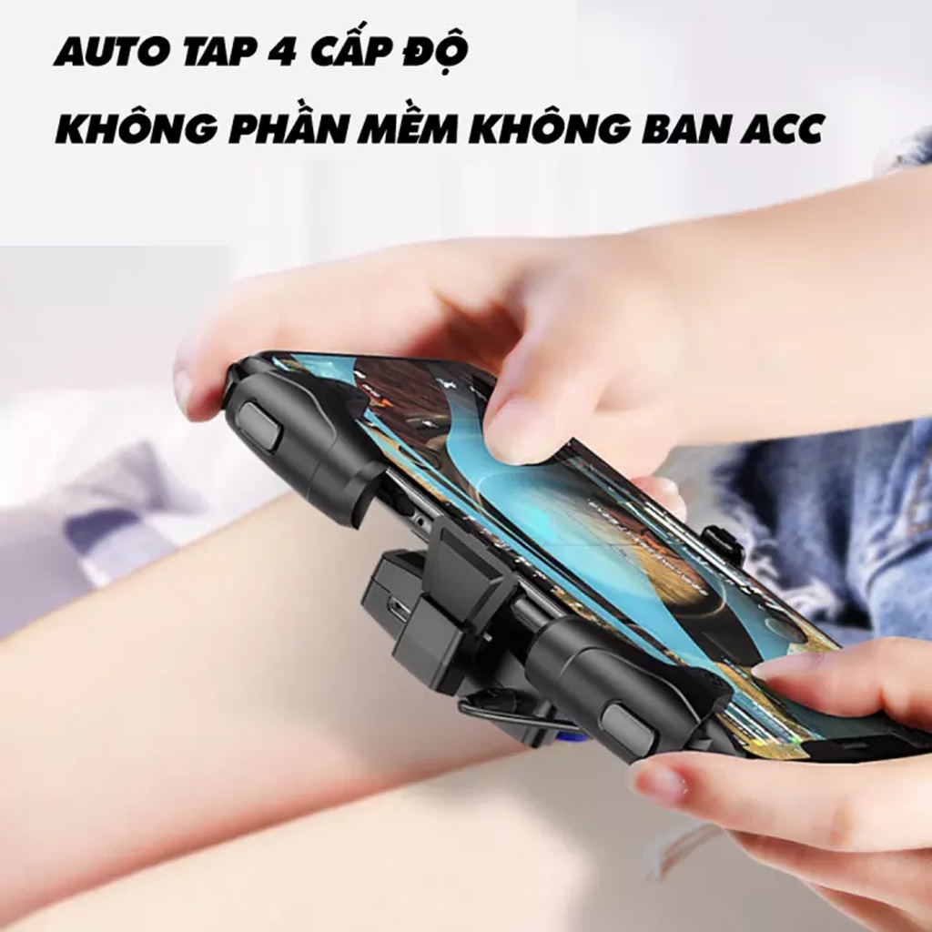 Nút bắm FX3 TOT06 | Auto táp cực nhanh với 4 cấp độ chuyên dùng để chơi game Mobile ( Pubg Mobile, Freefire) phụ kiện ch