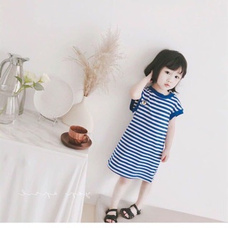 Váy kẻ cho bé