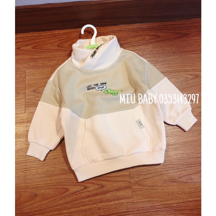 Áo nỉ hoodie bé trai GJey nhiều màu du xin