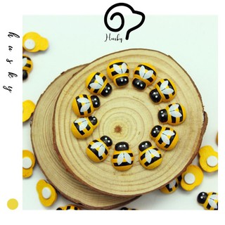 Tiểu cảnh mini ong vàng, phụ kiện trang trí chậu cây, sen đá, sân vườn