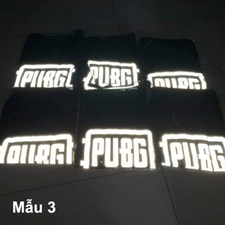 Áo thun nam nữ phản quang in PUBG