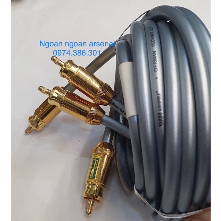 Dây AV- hoa sen (av2, rca) cao cấp hãng YARBO, KIMBER