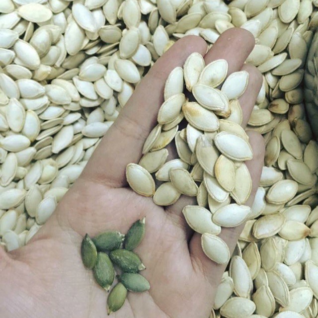 1kg Hạt bí nếp rang tay loại 1 siêu sạch thơm giòn béo ngậy