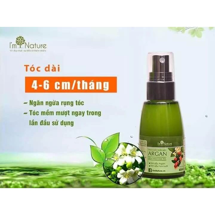 (+Quà) Tinh Chất Mọc Tóc Thảo Mộc I’m Nature 60ml