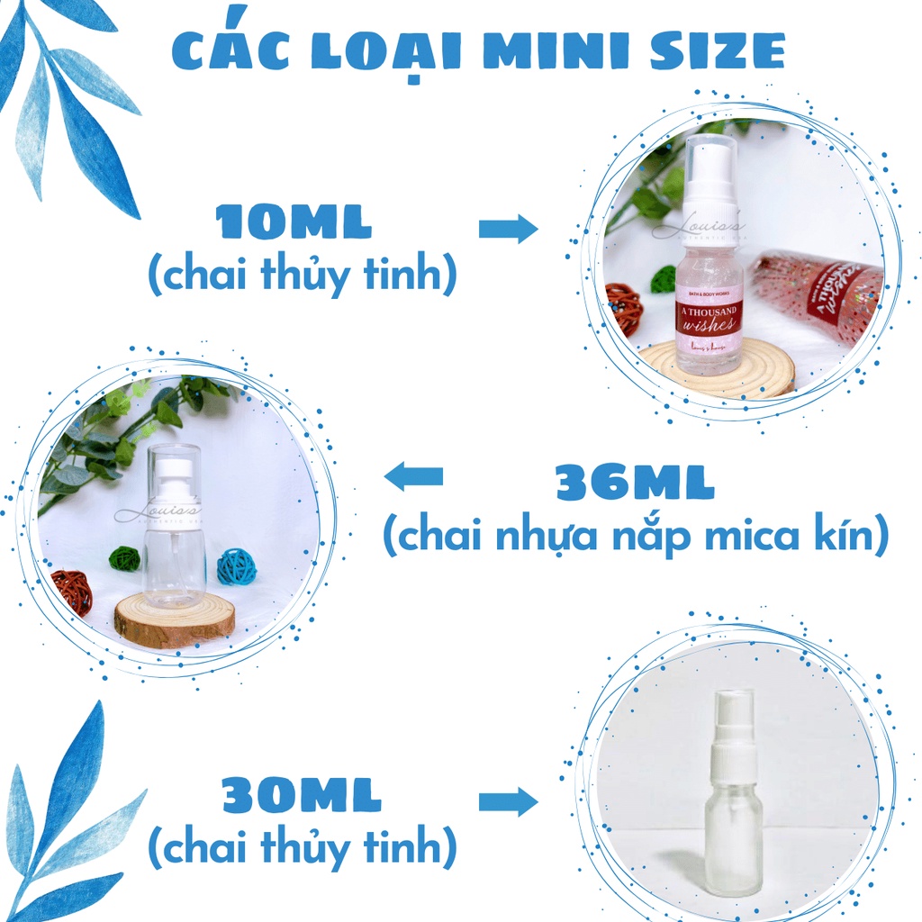 [ Mini ] WHITE T-SHIRT (Spring 2022) - Body mist / Xịt thơm toàn thân Bath & Body Works Mỹ