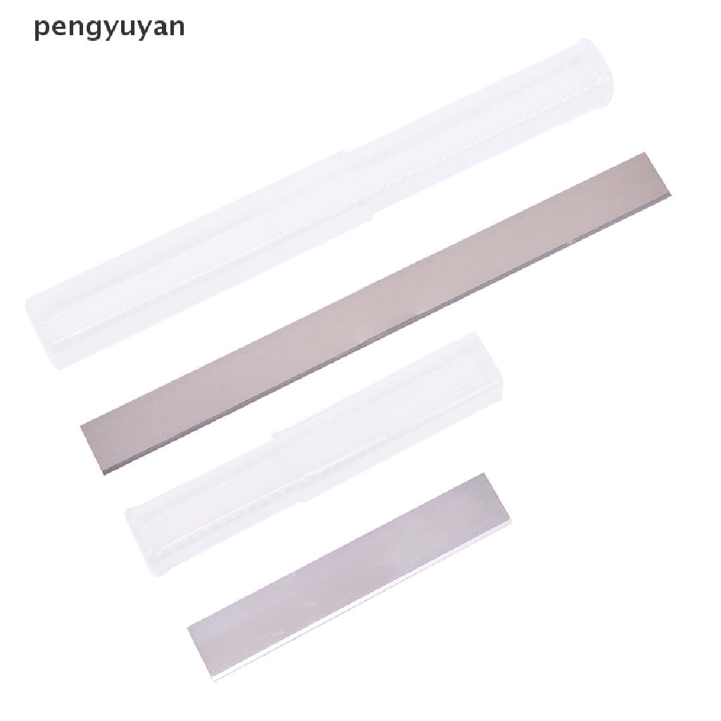 Set 2 Lưỡi Cắt Đất Sét 4 &quot;/ 8&quot; Bằng Inox