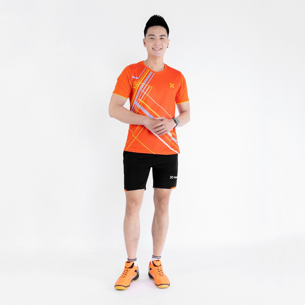 Áo Thể Thao Nam HERMOD Tennis, Cầu Lông, Bóng Chuyền, Vải Co Dãn, Thoáng Mát, Thấm Hút B03CAM