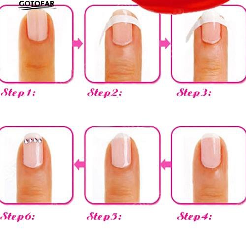 1 Set 48 Miếng Dán Trang Trí Móng Tay Nghệ Thuật