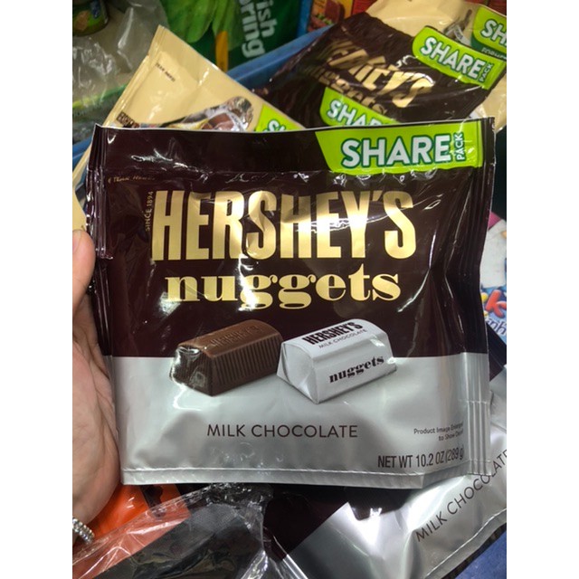 Socola Hershey’s Nuggets Milk Chocolate 289gr