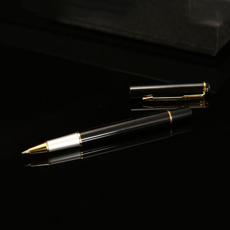 Bút Bi Mực Đen Ngòi 0Mm Vỏ Kim Loại Chất Lượng Cao