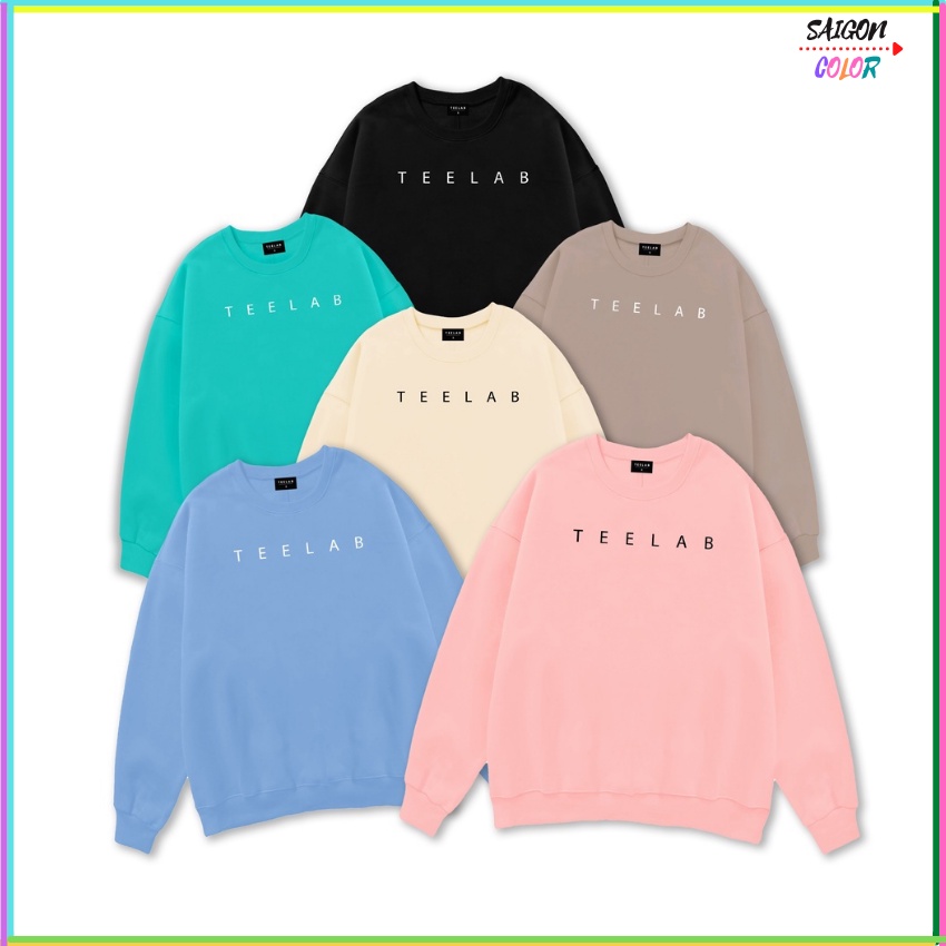 [TẶNG TẤT THỂ THAO]ÁO SWEATER TEELAB CHẤT DÀY ĐỦ MÀU SAIGONCOLOR