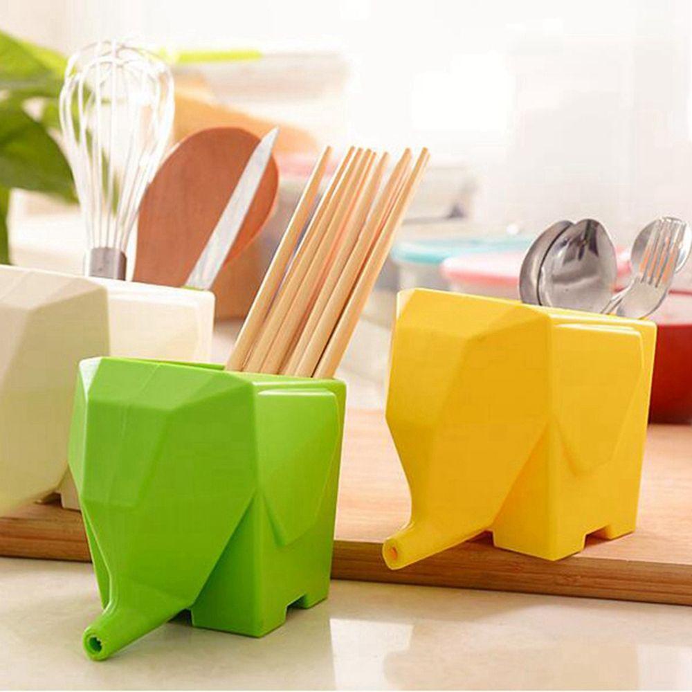 Giá Đỡ Muỗng Nĩa Hình Chú Voi Đa Năng Tiện Dụng Cho Nhà Bếp