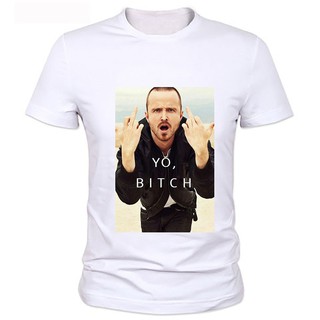 Áo Thun Nam Tay Ngắn Cổ Tròn In Hình Phong Cách Phim Breaking Bad Cá Tính