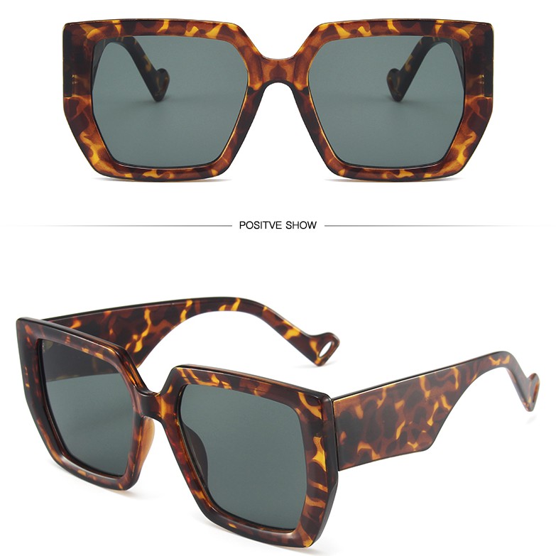 Kính mát cỡ lớn chống tia UV400 phong cách Hàn Quốc thời sang trọng cho nam/nữ