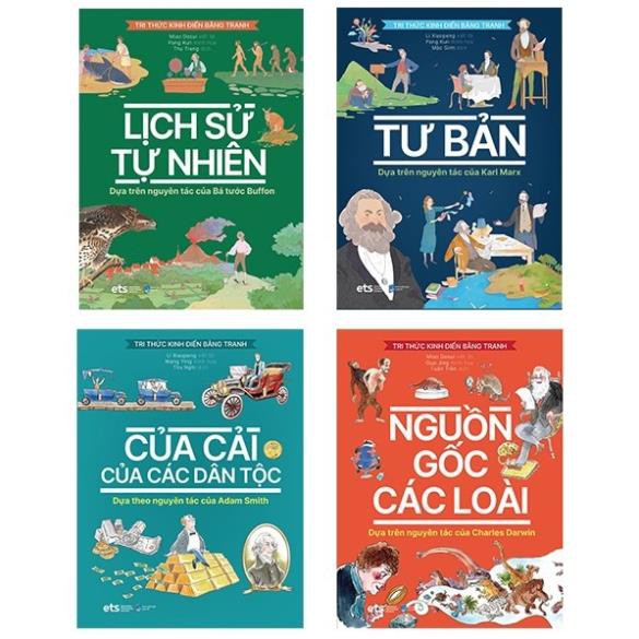 Sách - Tri Thức Kinh Điển Bằng Tranh - Nguồn Gốc Các Loài [AlphaBooks]