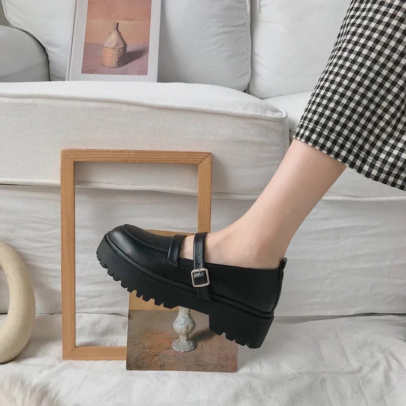 Giày lolita ulzzang đế siêu mềm phong cách vintage hàng sẵn