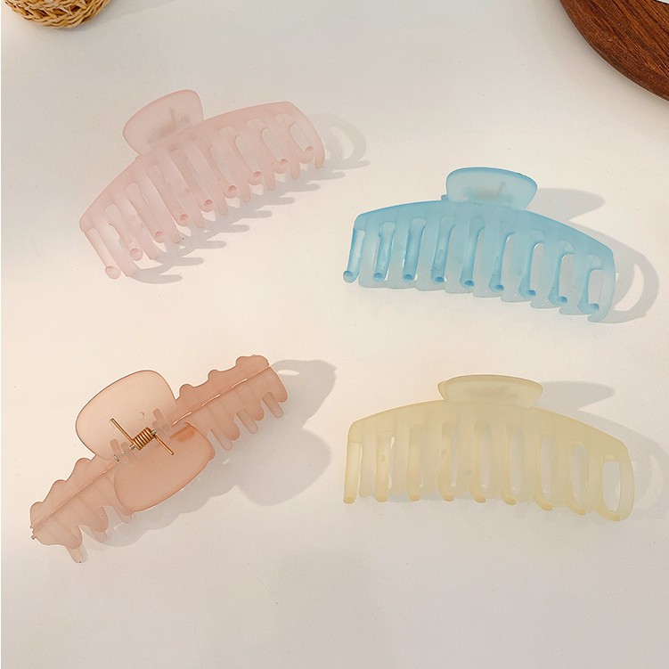 Kẹp tóc màu kẹo ngọt phong cách Hàn Quốc thời trang xinh xắn cho nữ