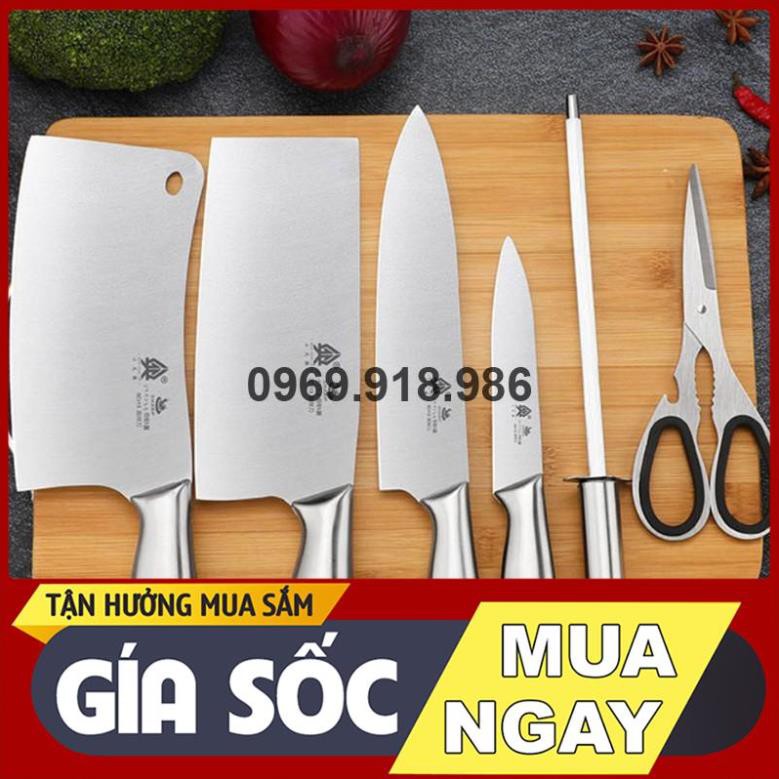 🎈 Bộ Dao Nhật Bản 6 Món Inox Làm Nhà Bếp Chuyên Nghiệp Đẹp Cao Cấp Giá Gốc Sỉ Rẻ 🍠 Tổng Kho Gia Dụng Vũng Tàu 🍠