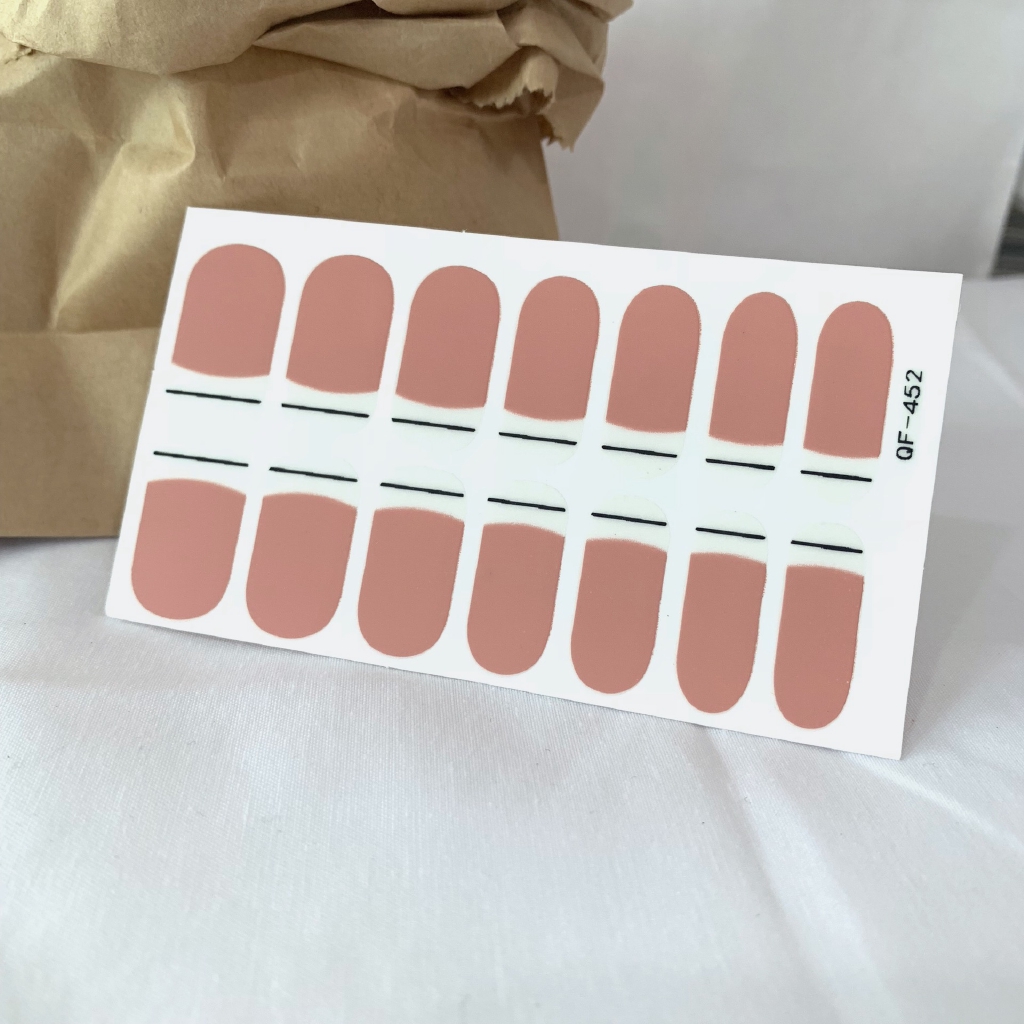 Miếng dán trang trí móng tay màu gradient chống nước