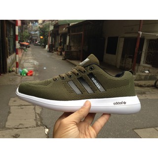 [FREE SHIP + FULL BOX] Giày Adidas Zoom màu xanh rêu