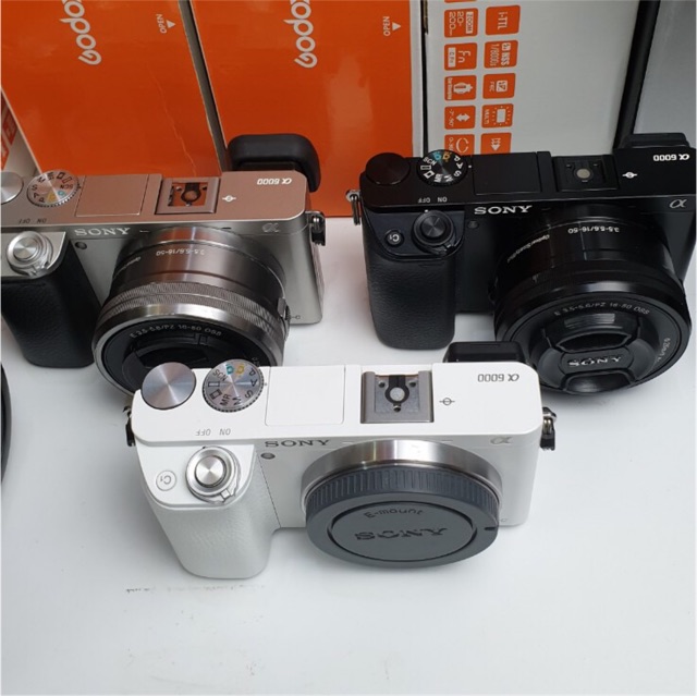 Máy ảnh Sony Alpha 6000 kit 16-50mm ( used 95%- tặng thẻ SD 16gb và túi đựng máy)