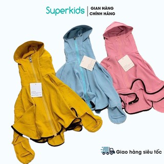 Áo chống nắng dáng xòe cho bé 8-23kg, chống tia UV thoáng khí QATE651