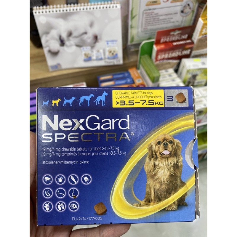 NEXGARD SPECTRA 3.5-7.5KG CHO CHÓ