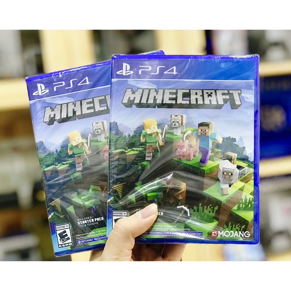 Đĩa game Minecraft 2019 Starter Pack dành cho máy PS4