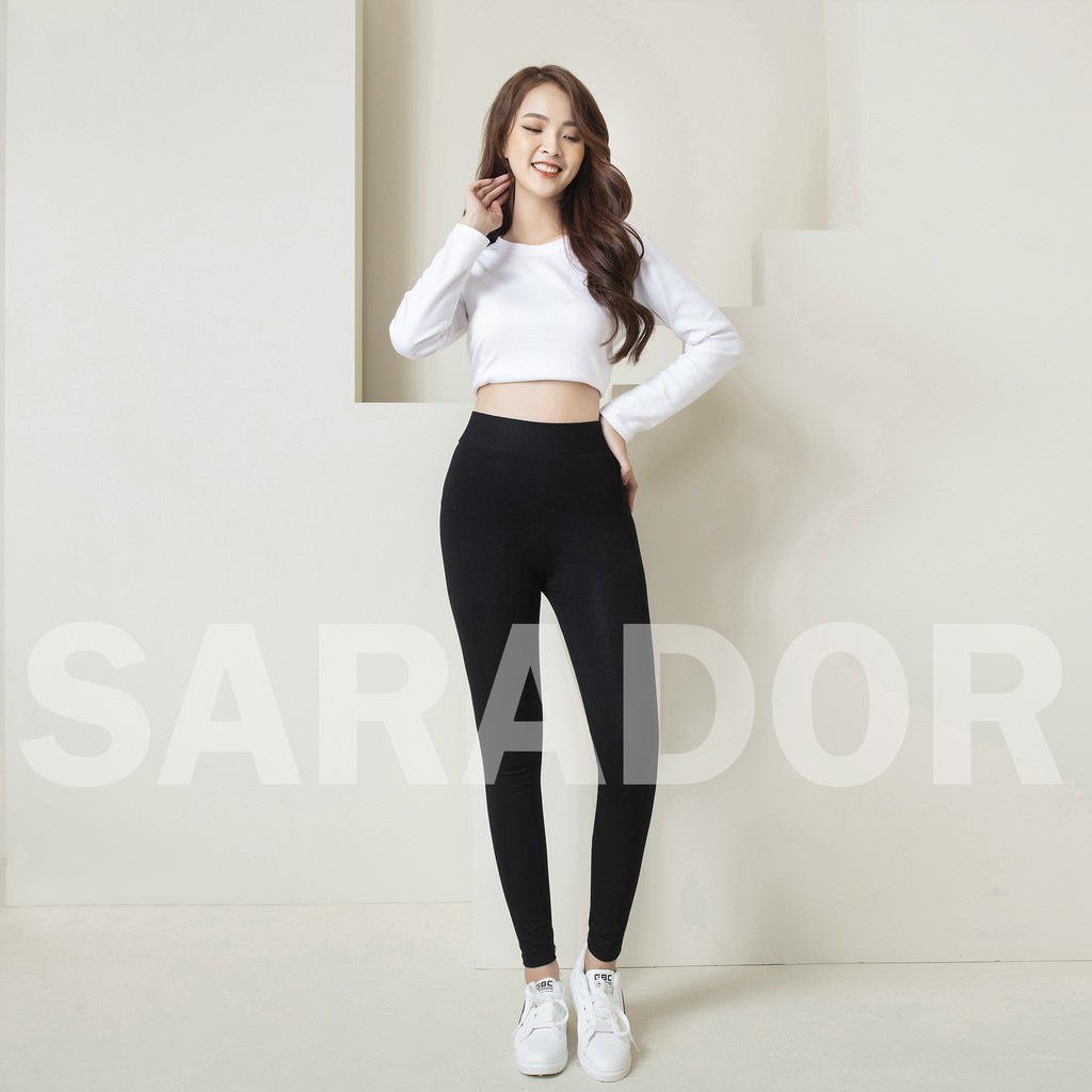 Quần Legging Nữ - Có Bigsize🌹[Mã HVHAX12 hoàn 10% xu]🌹 Quần Legging Cạp Cao Nâng Mông Thon Dáng Hàn Quốc - Cạp Cao 5cm | BigBuy360 - bigbuy360.vn