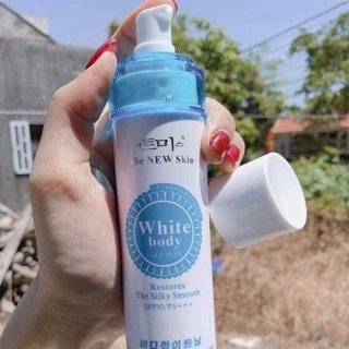 Xịt Siêu Trắng Da WHITE BODY 35++SFF New