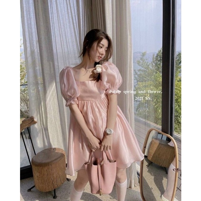 đầm babydoll dễ thương, phong cách hàn quốc