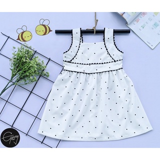 < ĐẦM TẾT BÉ GÁI> ĐẦM BÉ GÁI CHẤM BI 29-44KG