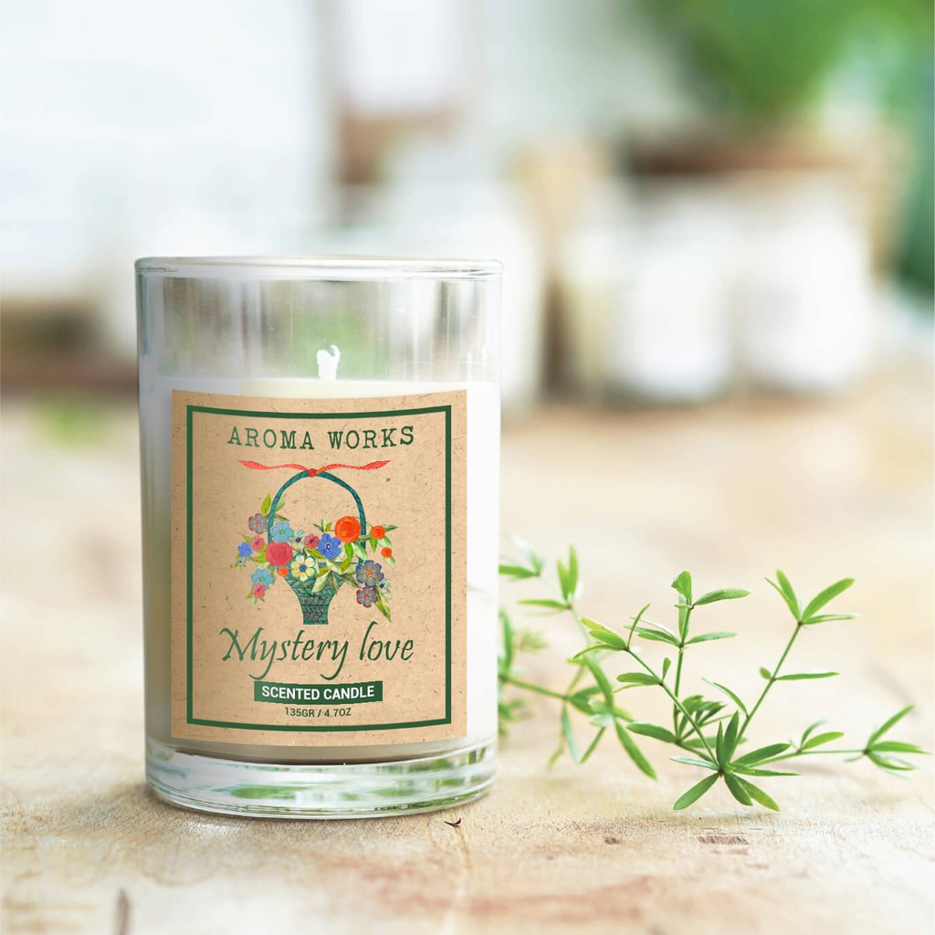 Nến Thơm Thiên Nhiên Aroma Works Natural Scented Candle - Mystery Love