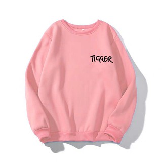 Áo sweater unisex nam nữ in Tigger , chất liệu vải nỉ bông mềm mịn size 40-70kg