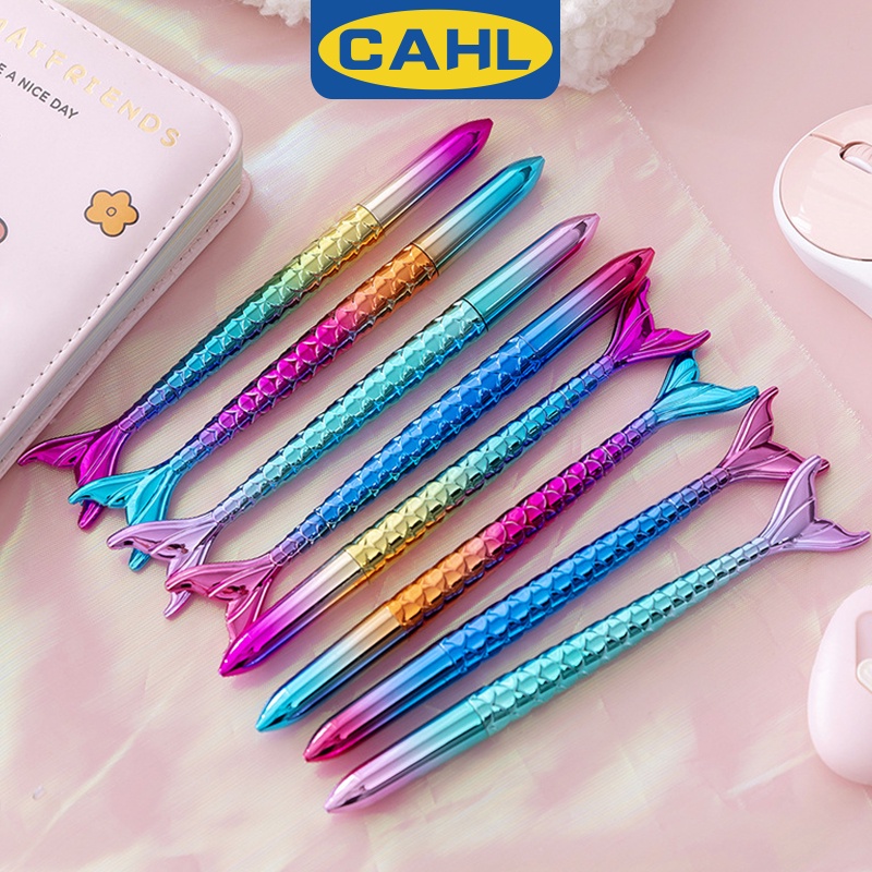 Bút Mực Gel Mực Đen Ngòi 0.5mm Họa Tiết Nhân Vật Hoạt Hình Phong Cách Hàn Quốc