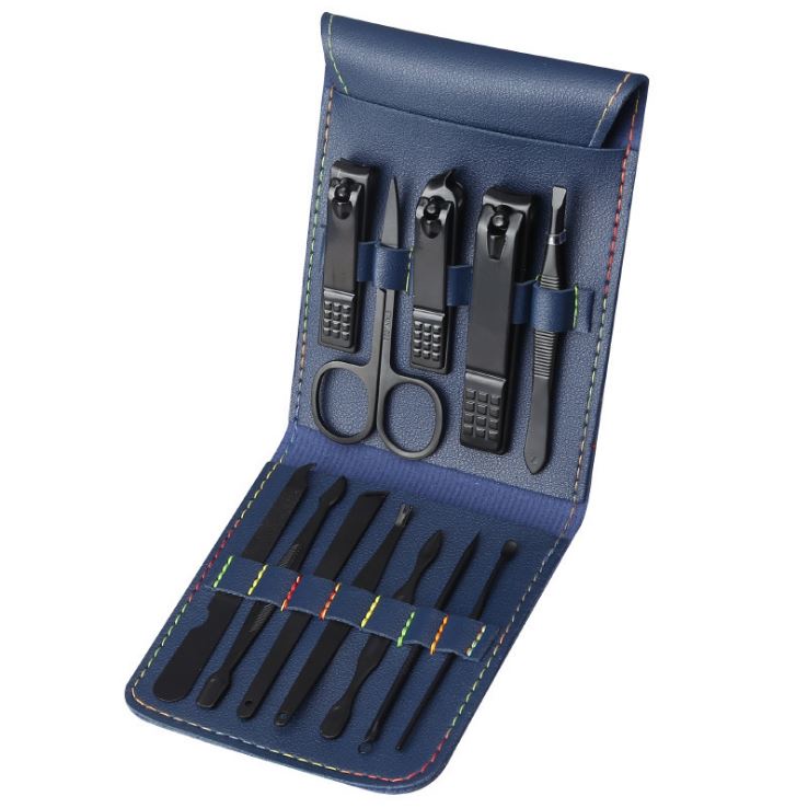 Bộ dụng cụ chăm sóc móng bền chắc, siêu bén bằng thép không gỉ tặng bao da sang trọng - FREESHIP - TICKMUA - LD028
