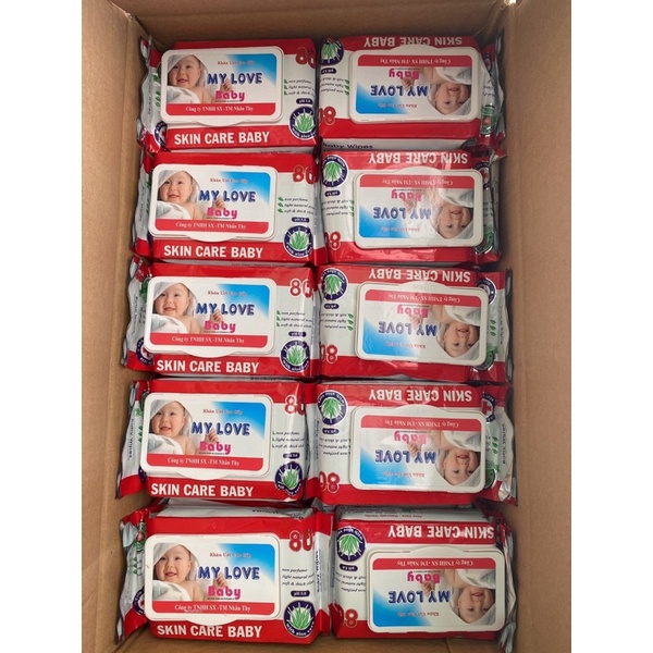 Khăn ướt mylove baby 80gr