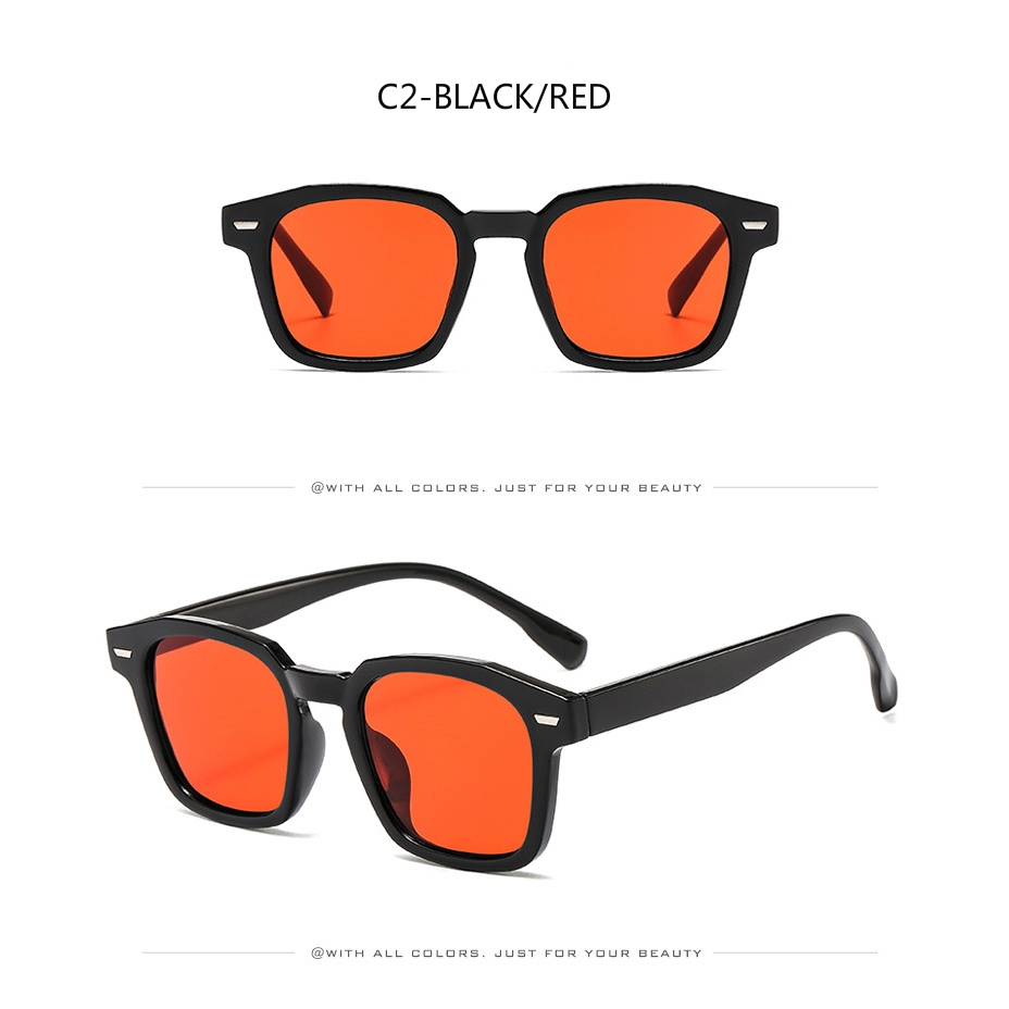 Kính Mát Gọng Kim Loại Phong Cách Retro Cho Nam Và Nữ