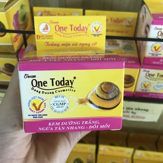 Kem dưỡng trắng ngừa tàn nhang đồi mồi One Today 8g