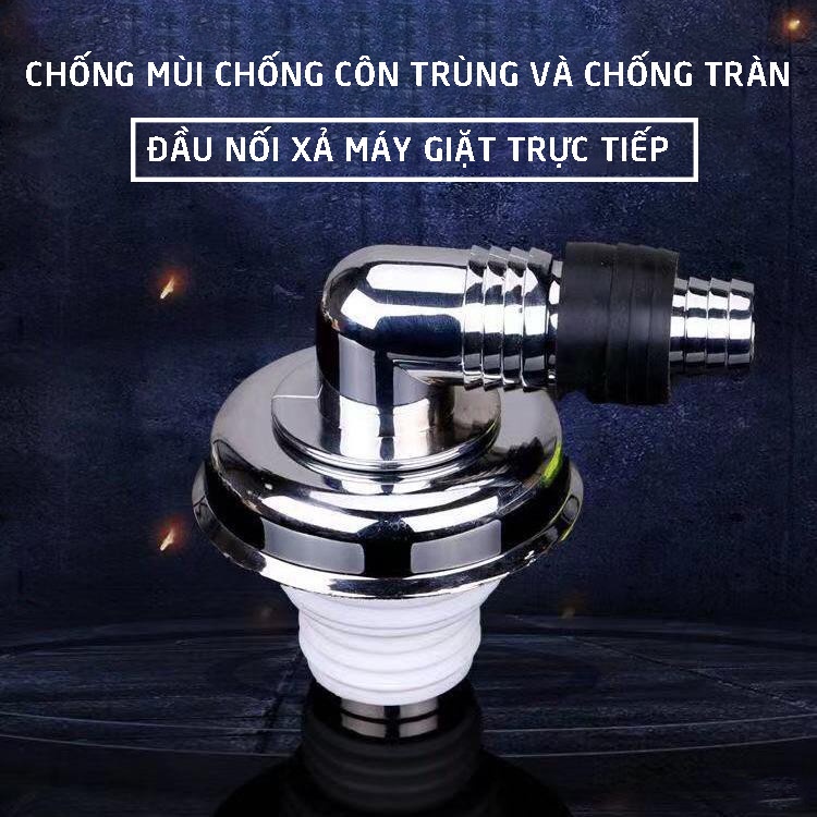 Bộ nắp cổng thoát nước dành cho máy giặt chống mùi tiện ích