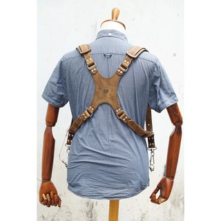 Dây Đeo 2 Máy Ảnh Double Strap Da Bò Handmade TA5009