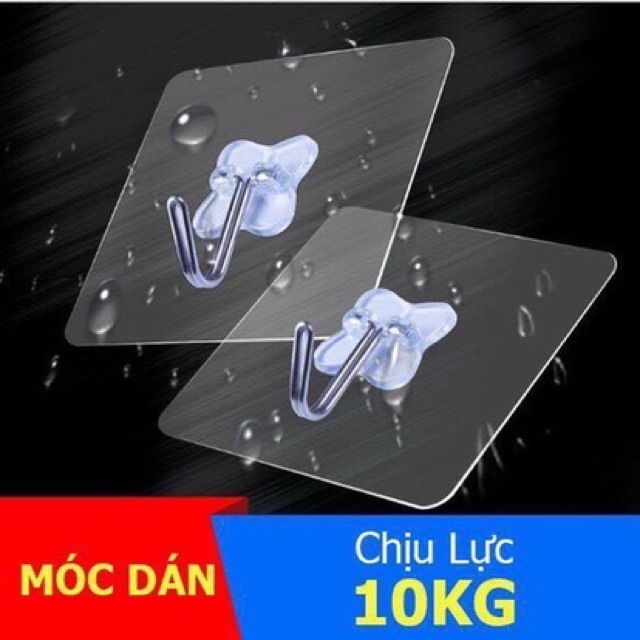 Móc dán tường, dính tủ siêu chịu lực 6*6cm