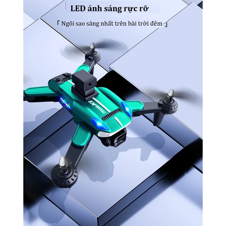Máy bay điều khiển từ xa có camera HD quay phim chụp ảnh, Flycam drone bay 25 phút - xa 300 mét
